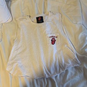 Rolling Stones Crop Top